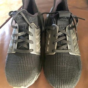 Adidas ultra post solid black sneakers